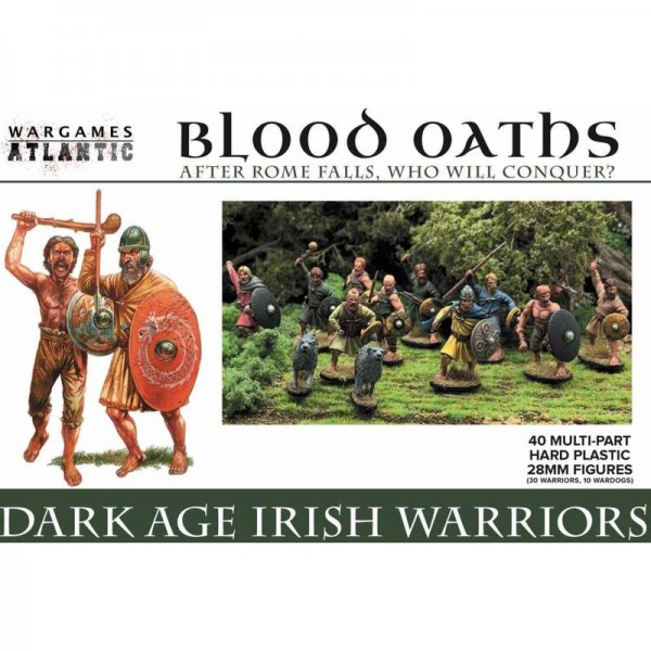 Wargames Atlantic: Dark Age Irish Warriors (x40 Plastic)