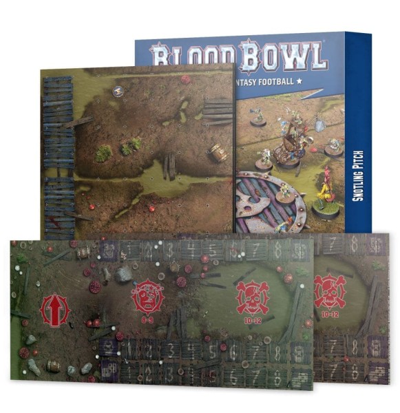 Blood Bowl Snotling Team Pitch & Dugouts