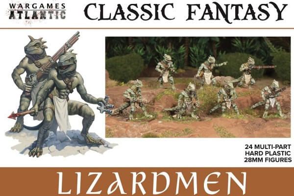 Wargames Atlantic: Lizardmen (x24 Plastic)