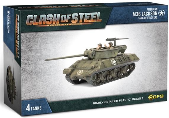 Clash of Steel: M36 Jackson Tank Destroyers (x4 Plastic)