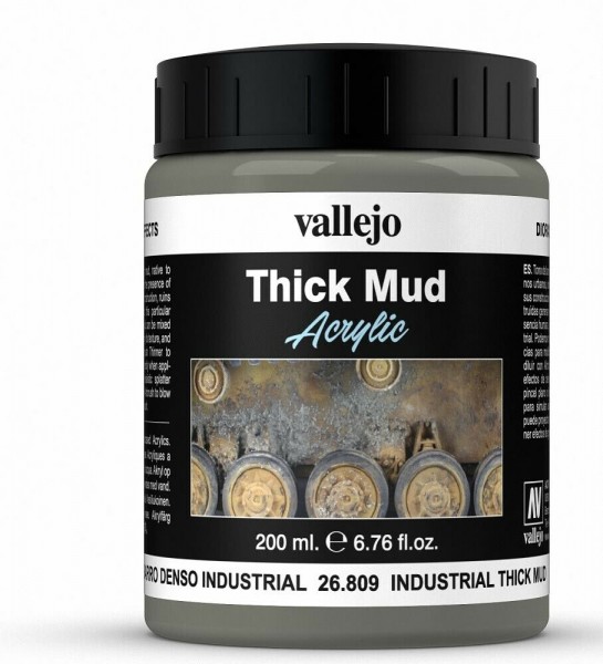 Vallejo Weathering Effects Thick Mud Industrial 200 ml
