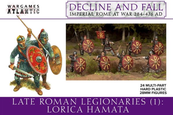 Wargames Atlantic: Late Roman Legionaries (Lorica Hamata / x24 Plastic)