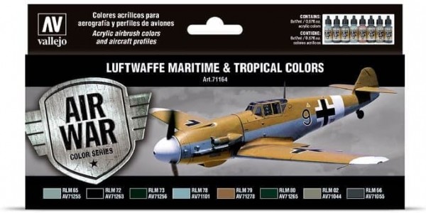 Model Air: Model Air Set Luftwaffe Maritime and Tropical colors (8)