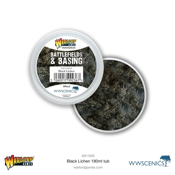 Battlefields & Basing: Black Lichen (180 ml)
