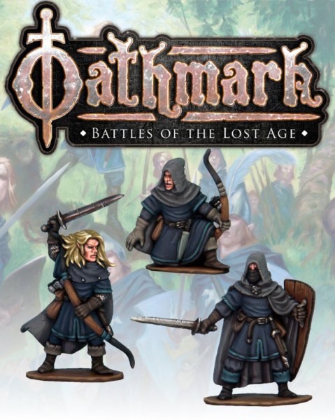 Oathmark: Light Elf Infantry Champions (3)