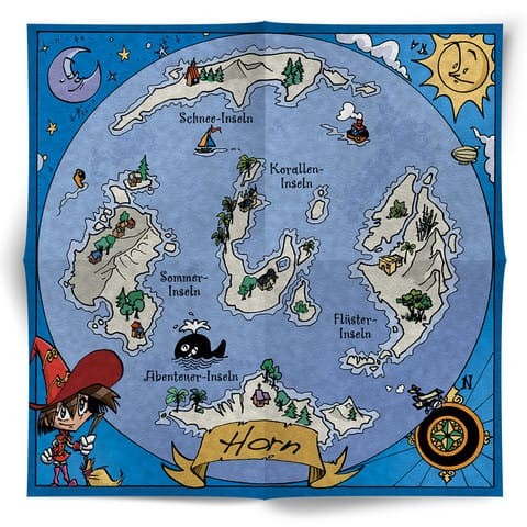 Little Wizards - Karte der Münzwelt (Steinpapier) (DE)