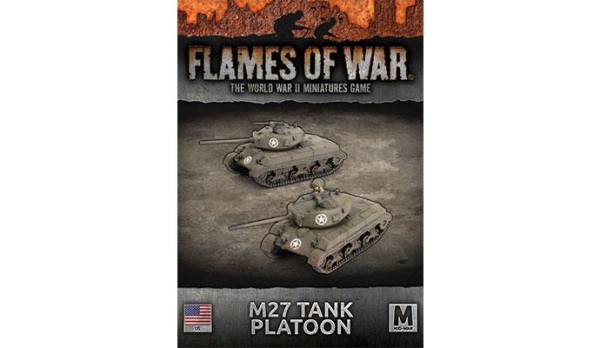 Flames of War US: M27 Tank Platoon (x2)