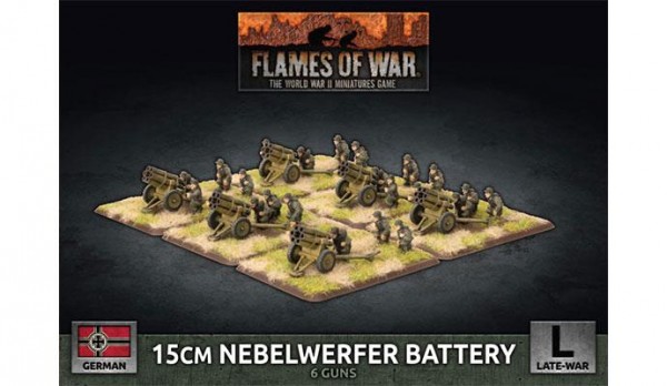 Flames of War GE: LW 15cm Nebelwerfer Battery (x6 Plastik)