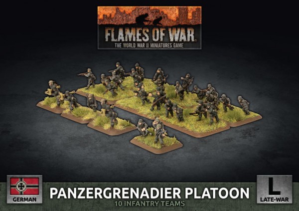 Flames of War GE: LW Panzergrenadier Platoon (Plastik)