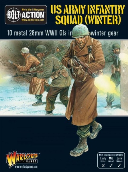 Bolt Action: US Army Infantry Squad (Winter)