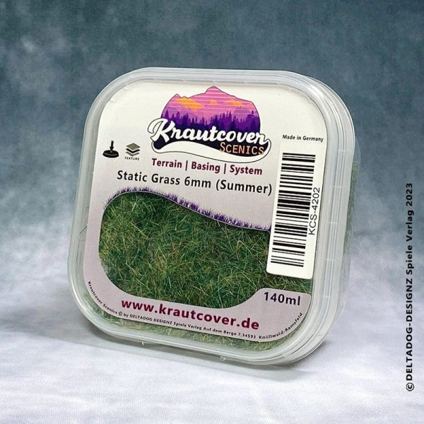 Krautcover Scenics: Static Grass Summer 6mm (140ml)