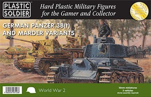Plastic Soldier 15mm German Panzer 38T/ Marder (für FoW)