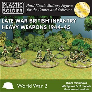 Plastic Soldier 15mm Late War British Heavy Weapons 1944-45
