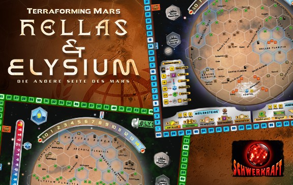 Terraforming Mars: Hellas & Elysium (Erweiterung) (dt.)