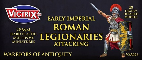 Imperial Roman Legionaries Attacking (x25 Plastik)