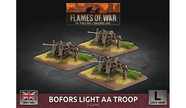 Flames of War BR: Bofors Light AA Troop (Plastic)