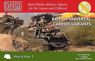 Plastic Soldier 1/72 British Universal Carrier Variants (Plastik x7)