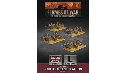 Flames of War BR: 6pdr AT Gun Platoon (x4 Plastic)