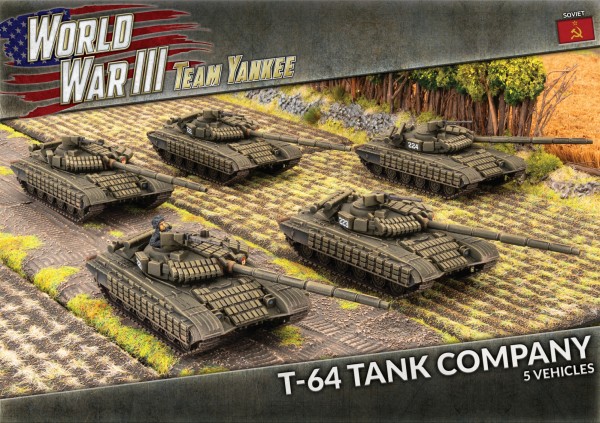 Team Yankee T-64/T-64BV Tank Company (x5)