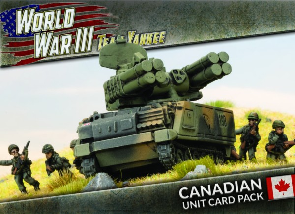 Team Yankee Canadian Unit Card Pack (34x Cards)