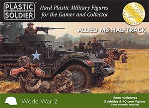 Plastic Soldier 15mm WW2 Allied M5 Halftrack (FoW)