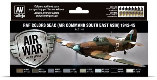 Model Air: Model Air Set RAF & FAA SEAC South East Asia 1942-45 (8)