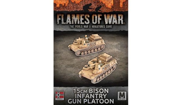 Flames of War GE: 15cm Bison Infantry Gun Platoon (x2)