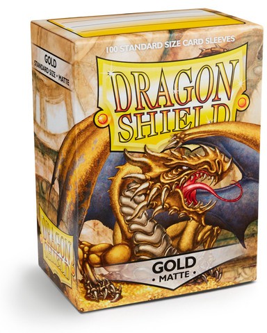 Dragon Shield Matte: Gold (100 Stück)