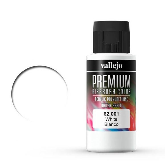 Vallejo Premium: White (Polyu.) (60ml)
