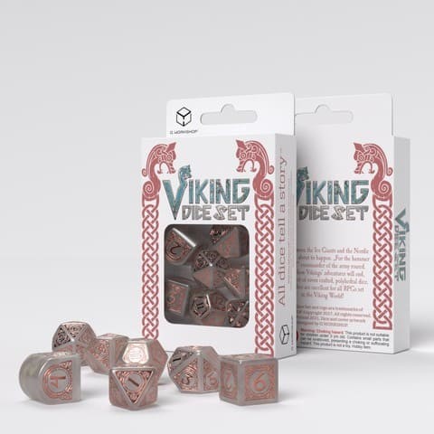 Viking Modern Dice Set - Niflheim (7)