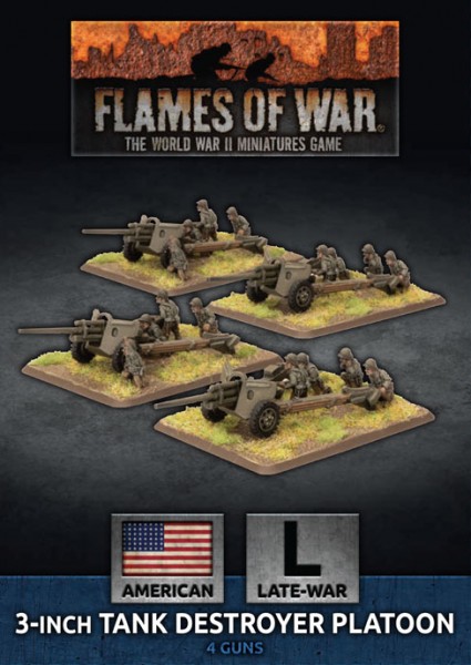 Flames of War US: 3-Inch Tank Destroyer Platoon (x4)