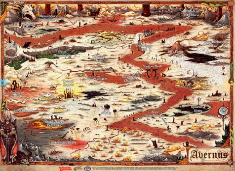 Dungeons & Dragons: "Avernus" - Map (23' x 15')