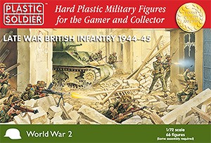Plastic Soldier: 1/72 Late War British Infantry (Plastik)