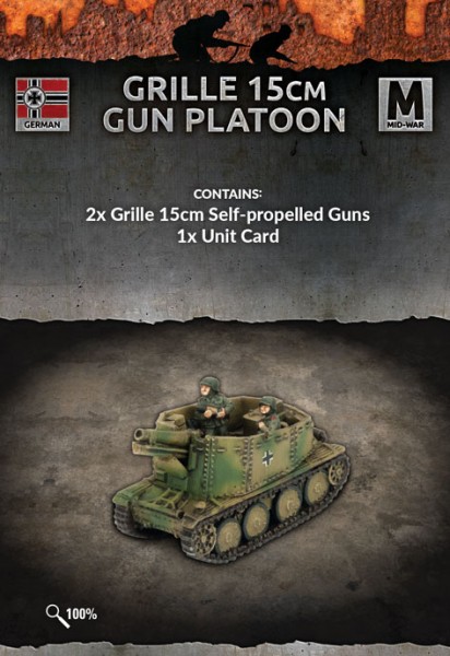 Flames of War GE: Grille 15 cm Gun Platoon (x2)