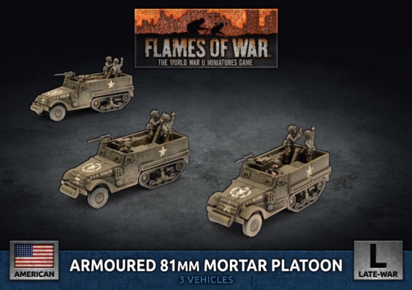 Flames of War US: Armoured 81mm Mortar Platoon (x3)