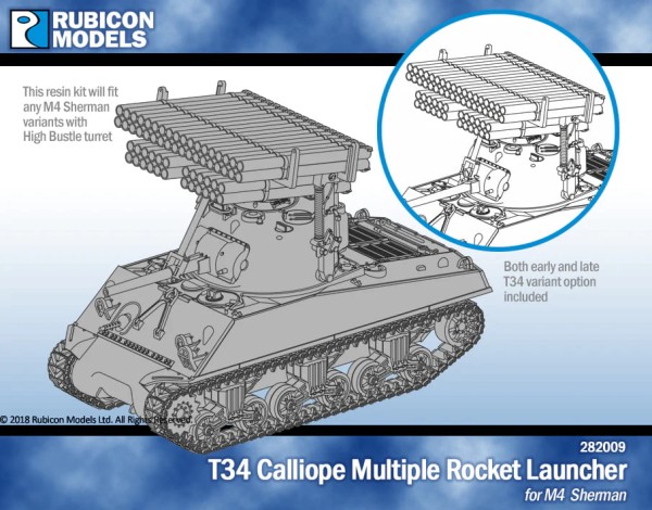 T34 Calliope Tank-Mounted MRL (Upgrade Kit)