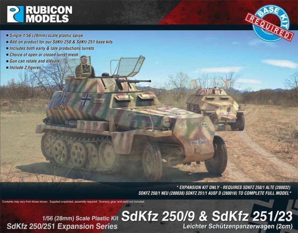 SdKfz 250/9 & 251/23 Autocannon Expansion
