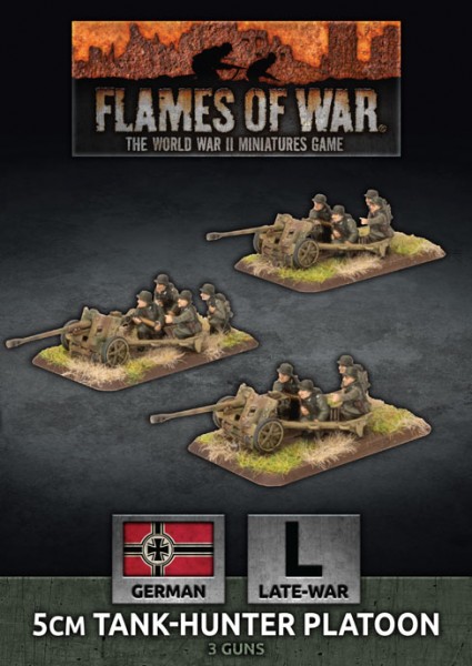 Flames of War GE: LW 5cm Tank-Hunter Platoon (x3 Plastik)
