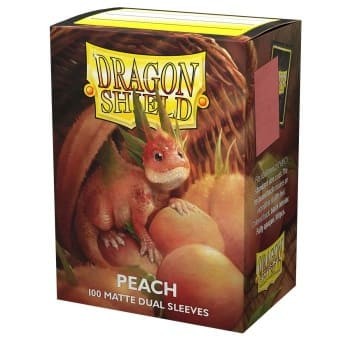 Dragon Shield Dual Sleeves - Peach (100 Stück)