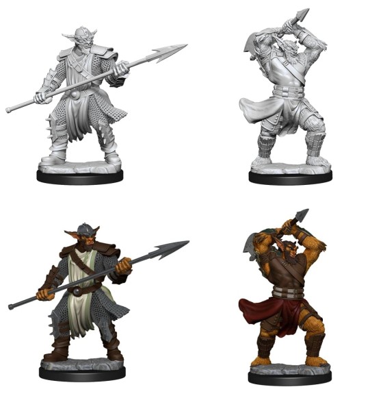 Critical Role Unpainted Miniatures - Bugbear Fighter Male