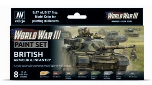 Model Color: WWIII British Armour & Infantry