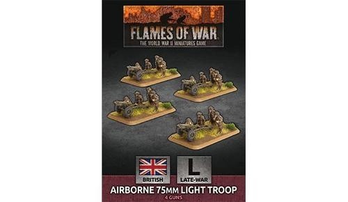 Flames of War BR: Airborne 75mm Light Troop (x4 Plastic)