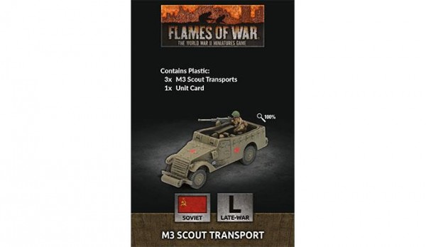Flames of War SU: M3 Scout Transport LW (x3)