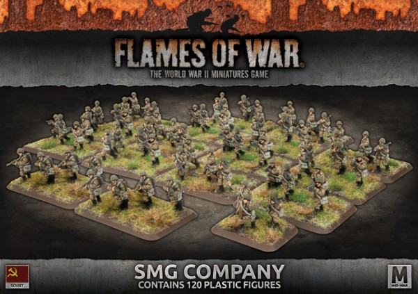 Flames of War SU: SMG Company (x120/Plastic)