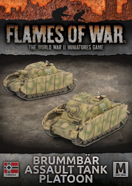 Flames of War GE: Brummbär Assault Tank Platoon (x2)