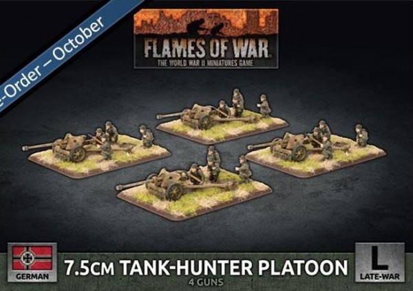 Flames of War GE: 7.5 Tank-Hunter Platoon