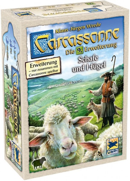 Carcassonne - Schafe und Hügel ( 9. Erweiterung )