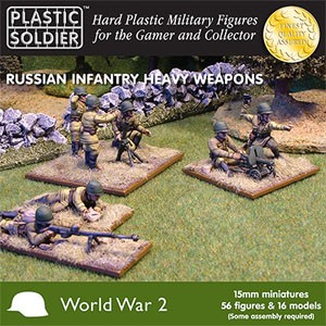 Plastic Soldier 15mm WW2 Russian Infantry Heavy We (für FoW)