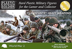 Plastic Soldier 15mm WW2 US Infantry Heavy Weapons