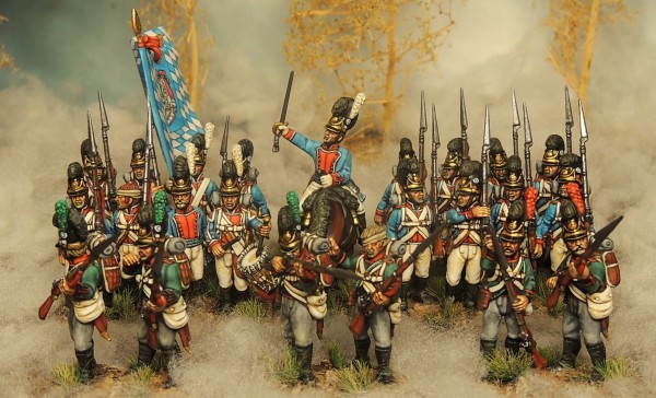 Napoleonic Bavarian Infantry (x58)